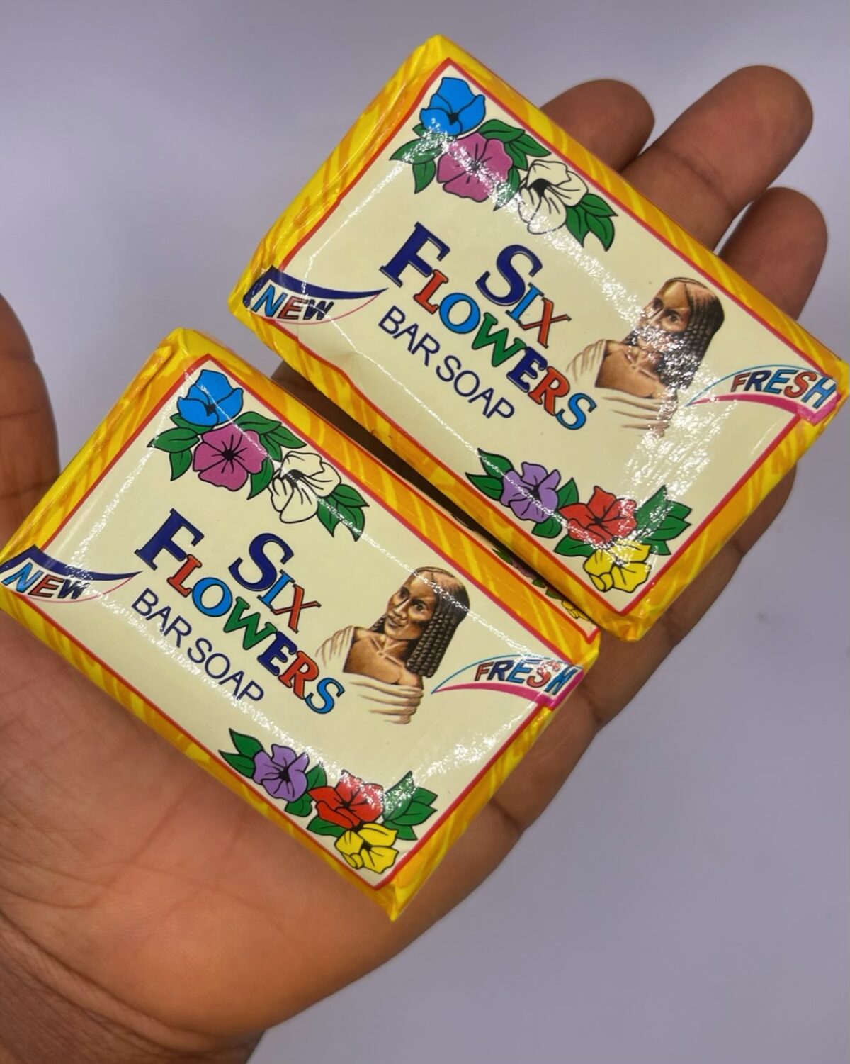 Six Flowers Spiritual Soap 1pc - Image 1