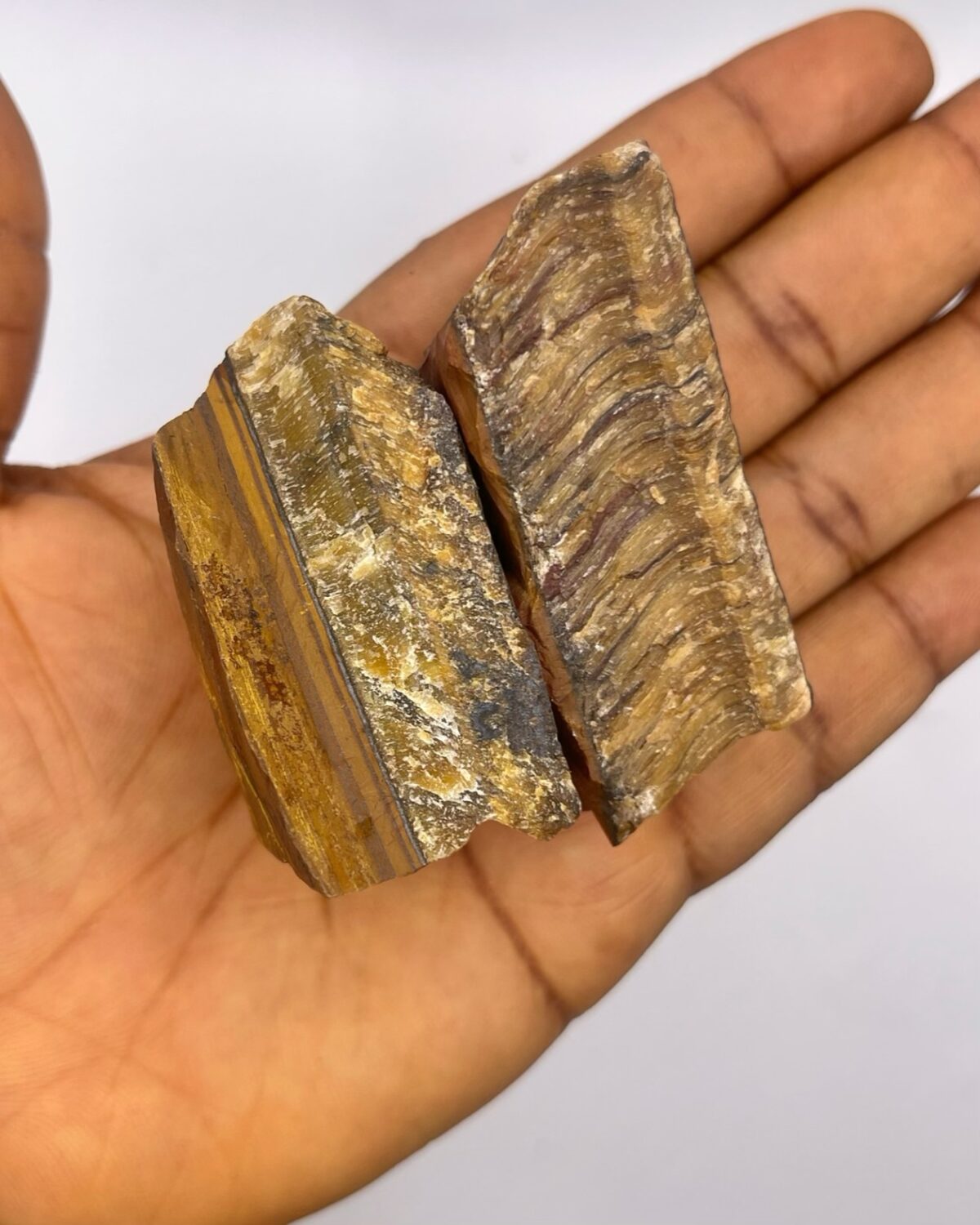 Tiger's Eye Crystal Raw Stone Tiger eye 1pc - Image 4