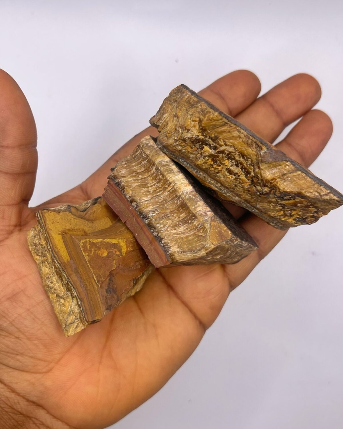 Tiger's Eye Crystal Raw Stone Tiger eye 1pc - Image 1