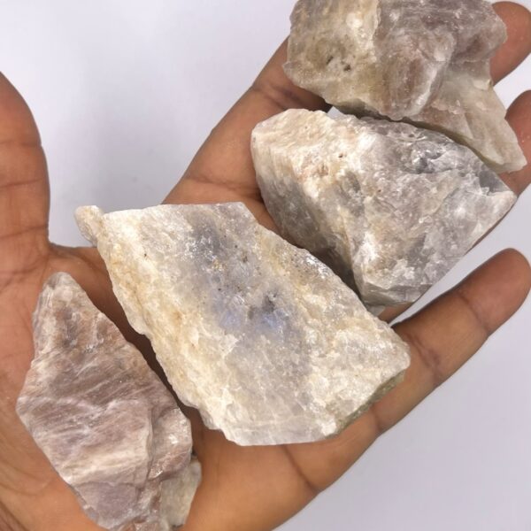 Raw Rainbow / Blue Moonstone (mixed hues)