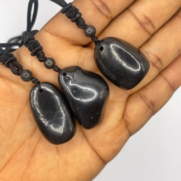 Shungite Crystal Necklace 1pc