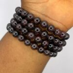 Red Garnet Crystal Bracelet 1pc