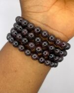 Red Garnet Crystal Bracelet 1pc