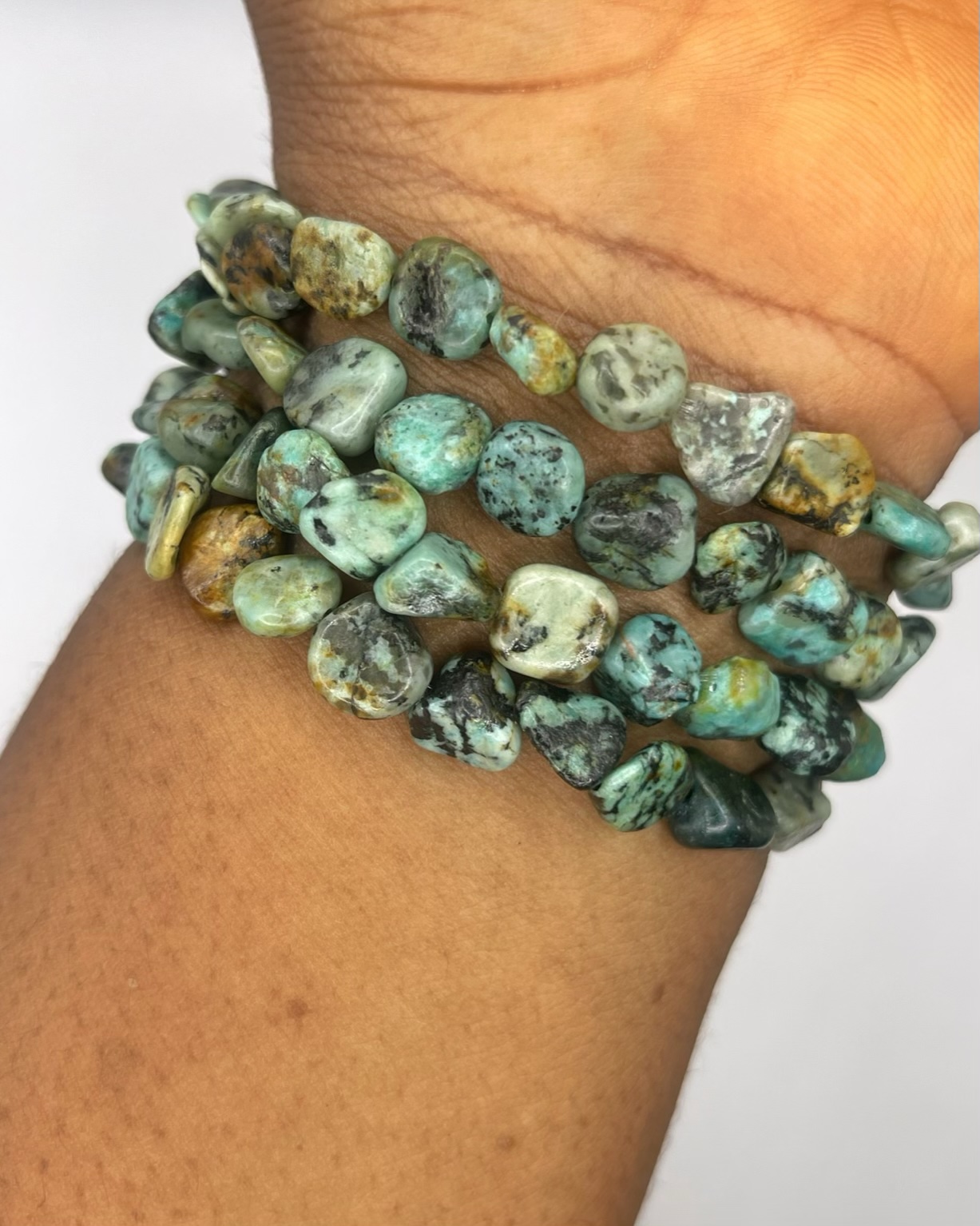 img_9119-compressed African Turquoise Jasper Bracelet 1pc - Image 1