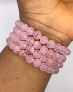 Rose Quartz Crystal Bracelet 1pc