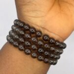 Smoky Quartz (Smokey Quartz) Crystal Bracelet 1pc