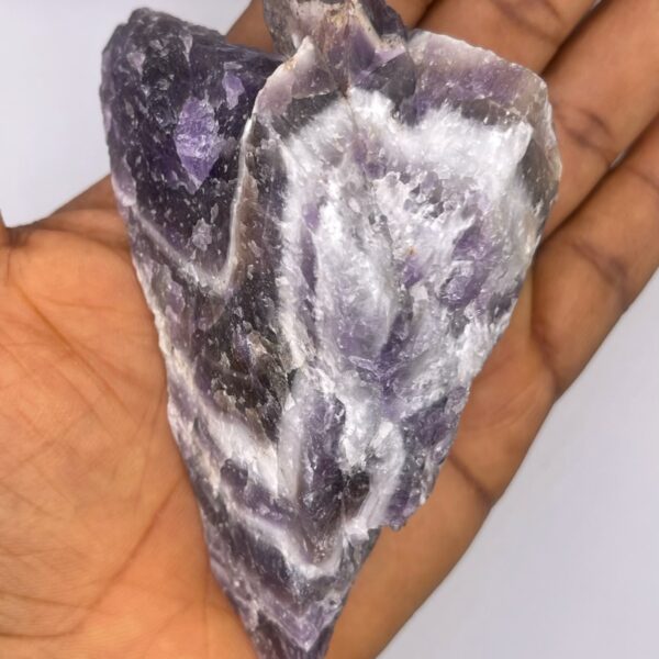 Raw Chevron/Dream Amethyst Crystal Stone  1pc