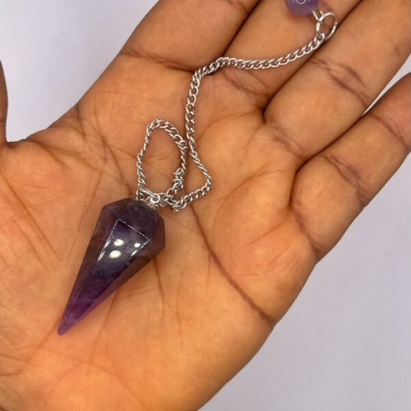Amethyst Crystal Pendulum 1pc