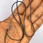 Leather Cord Necklace For Pendant- 50cm +5cm 1pc