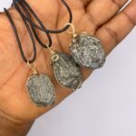 Pyrite Cluster Necklace 1pc