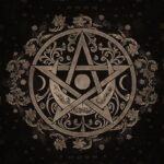 Pentagram Astrology Divination Tapestry Altar Tablecloth Handmade 75cm X 75cm