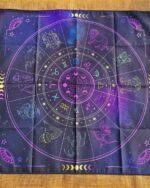 12 Constellations Altar Cloth Divination Tarot Reading Tablecloth 75cm X 75cm