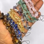 Intention Crystal Gemstone Phone Strap Lanyard Key Chain Holder 1pc
