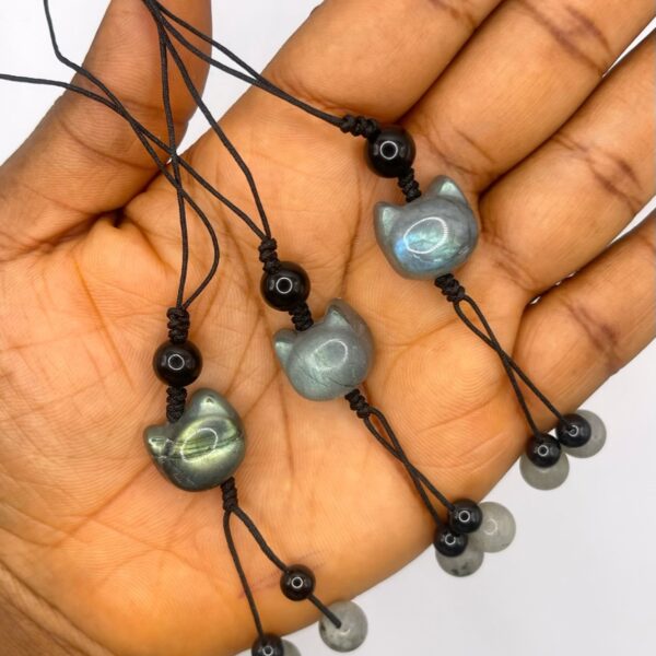 Labradorite Phone Charm Larnyard 1pc