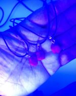 Raw Untreated Violet-Blue Sapphire Pendant 1pc - Image 2