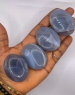 Grey Agate Palmstone 1pc - Image 2