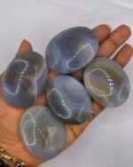 Grey Agate Palmstone 1pc - Image 3